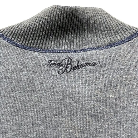 TOMMY BAHAMA Men’s Flipshore Half-Zip Reversible Sweatshirt - Picture 4 of 8